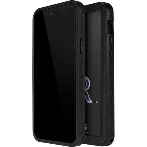 MLB Colorado Rockies - Solid Distressed iPhone 14 Pro Waterproof Case