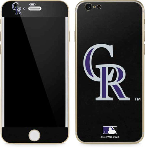 MLB Colorado Rockies - Solid Distressed iPhone 6/6s Skin