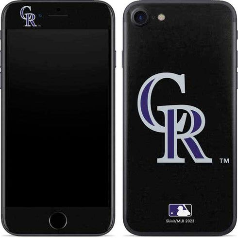 MLB Colorado Rockies - Solid Distressed iPhone 7 Skin