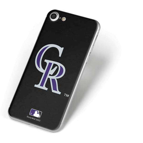 MLB Colorado Rockies - Solid Distressed iPhone 7 Skin