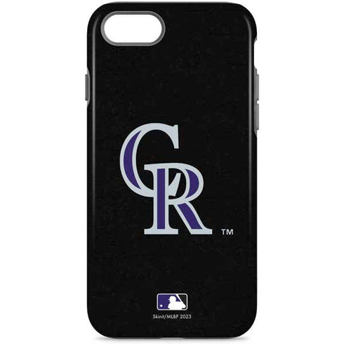 MLB Colorado Rockies - Solid Distressed iPhone 8 Pro Case