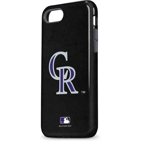 MLB Colorado Rockies - Solid Distressed iPhone 8 Pro Case