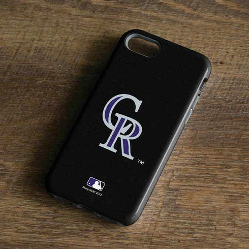 MLB Colorado Rockies - Solid Distressed iPhone 8 Pro Case