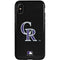 MLB Colorado Rockies - Solid Distressed iPhone X Pro Case