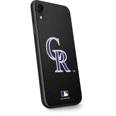 MLB Colorado Rockies - Solid Distressed iPhone XR Skin