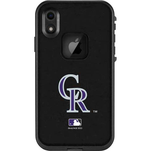MLB Colorado Rockies - Solid Distressed LifeProof Fre iPhone Skin