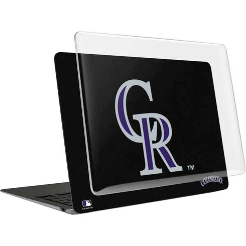MLB Colorado Rockies - Solid Distressed MacBook Air 15in (2023-2025) Case plus Skin