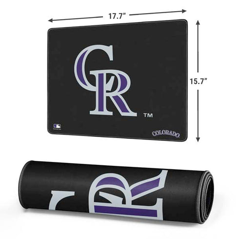 MLB Colorado Rockies - Solid Distressed Gaming Mouse Pad