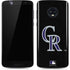 MLB Colorado Rockies - Solid Distressed Moto G6 Skin
