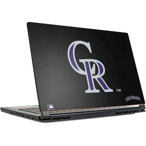 MLB Colorado Rockies - Solid Distressed MSI GS65 Stealth Laptop Skin