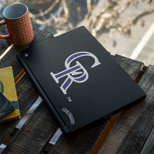 MLB Colorado Rockies - Solid Distressed MSI GS65 Stealth Laptop Skin