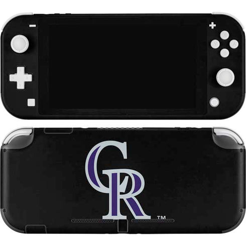 MLB Colorado Rockies - Solid Distressed Nintendo Switch Lite Skin