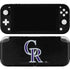 MLB Colorado Rockies - Solid Distressed Nintendo Switch Lite Skin