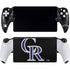 MLB Colorado Rockies - Solid Distressed PlayStation Portal Remote Player Skin