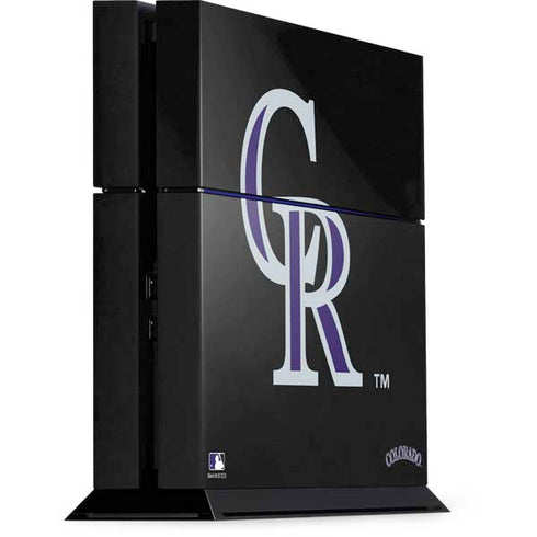 MLB Colorado Rockies - Solid Distressed PS4 Console Skin