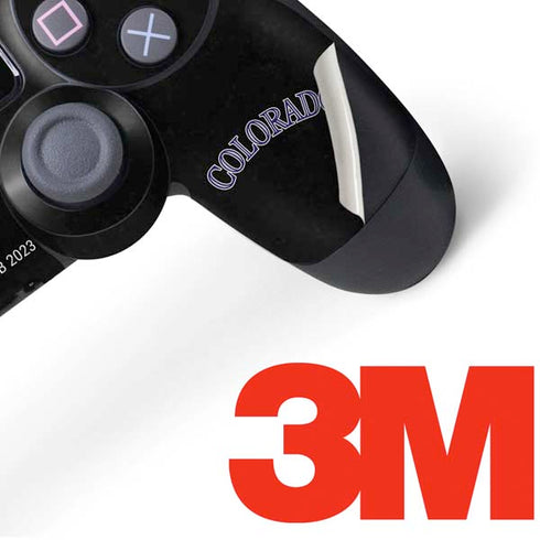 MLB Colorado Rockies - Solid Distressed PS4 Controller Skin