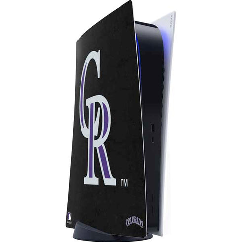 MLB Colorado Rockies - Solid Distressed PS5 Digital Edition Console Skin
