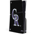 MLB Colorado Rockies - Solid Distressed PS5 Slim Disk Console Skin