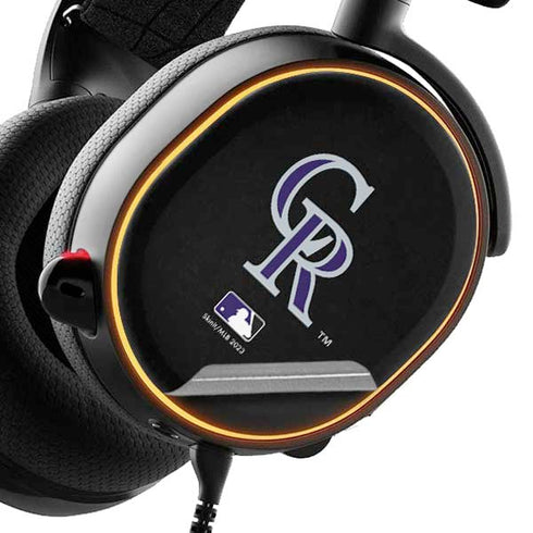 MLB Colorado Rockies - Solid Distressed SteelSeries Arctis 5 Skin
