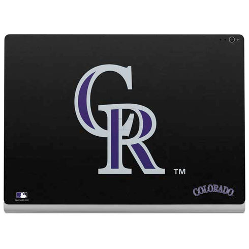 MLB Colorado Rockies - Solid Distressed Surface Book 2 15in Skin