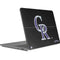 MLB Colorado Rockies - Solid Distressed Surface Laptop Studio Skin