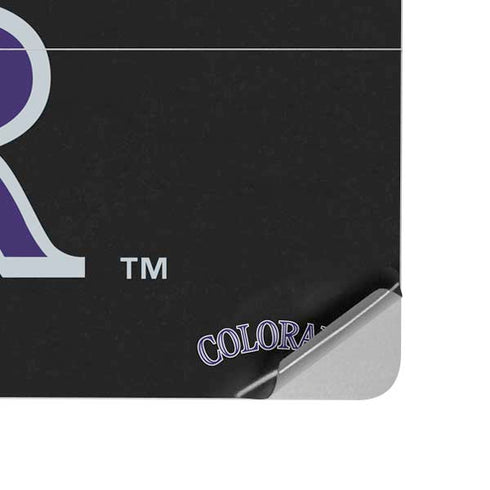 MLB Colorado Rockies - Solid Distressed Surface Laptop Studio Skin
