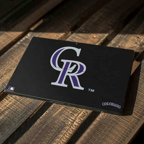 MLB Colorado Rockies - Solid Distressed Surface Pro 6 Skin