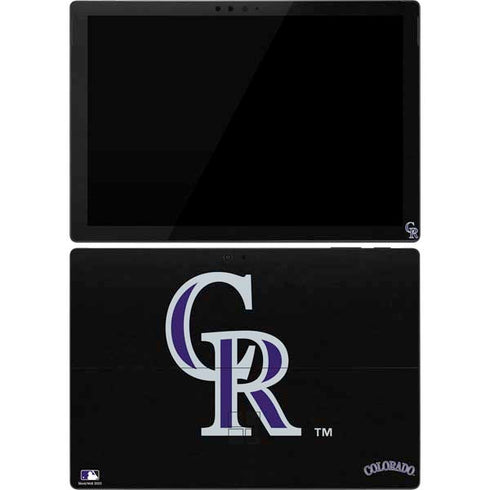 MLB Colorado Rockies - Solid Distressed Surface Pro 7 Skin
