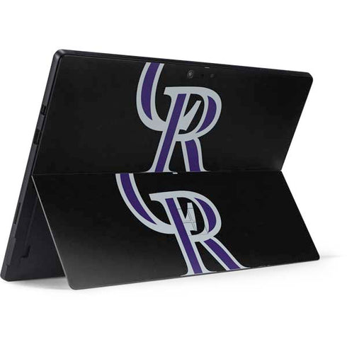 MLB Colorado Rockies - Solid Distressed Surface Pro 7 Skin