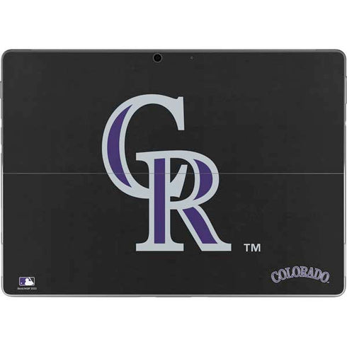 MLB Colorado Rockies - Solid Distressed Surface Pro 9 Skin