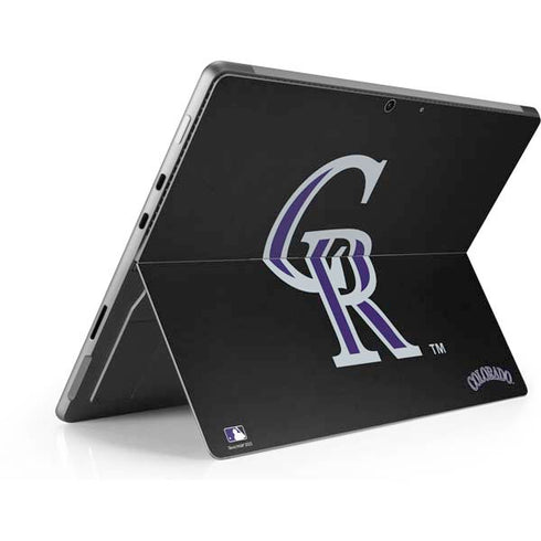 MLB Colorado Rockies - Solid Distressed Surface Pro 9 Skin