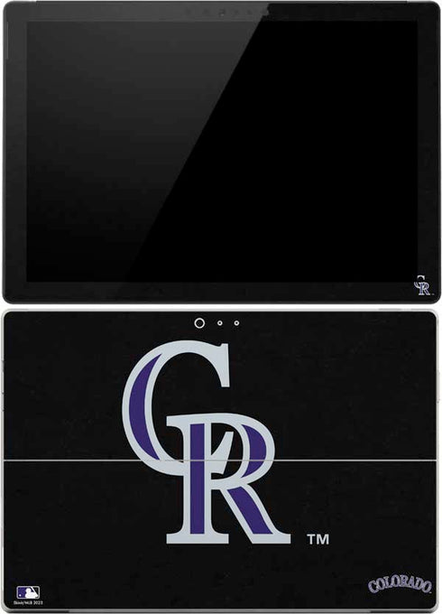MLB Colorado Rockies - Solid Distressed Surface Pro (2017) Skin