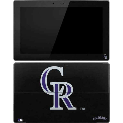 MLB Colorado Rockies - Solid Distressed Surface Pro Tablet Skin