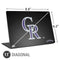 MLB Colorado Rockies - Solid Distressed Universal Laptop 11in (8.8 x 6.2in) Skin