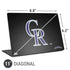 MLB Colorado Rockies - Solid Distressed Universal Laptop 11in (8.8 x 6.2in) Skin