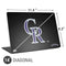 MLB Colorado Rockies - Solid Distressed Universal Laptop 14in (11.4 x 8.2in) Skin