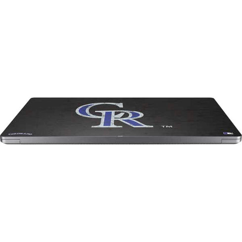 MLB Colorado Rockies - Solid Distressed Universal Laptop 18in (14.6 x 10.6in) Skin