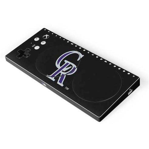 MLB Colorado Rockies - Solid Distressed Xbox Adaptive Controller Skin