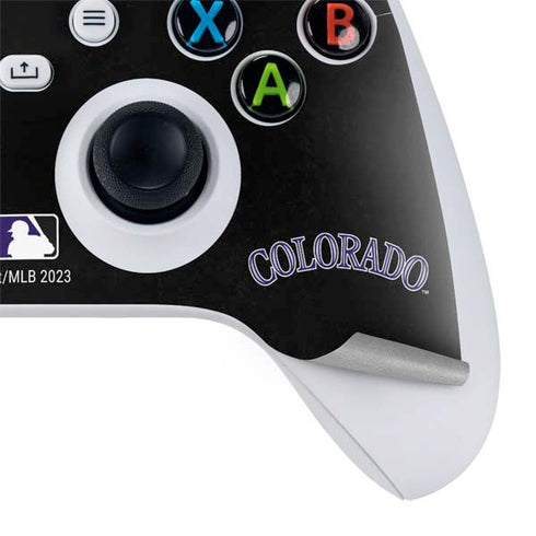 MLB Colorado Rockies - Solid Distressed Xbox Series S Skins