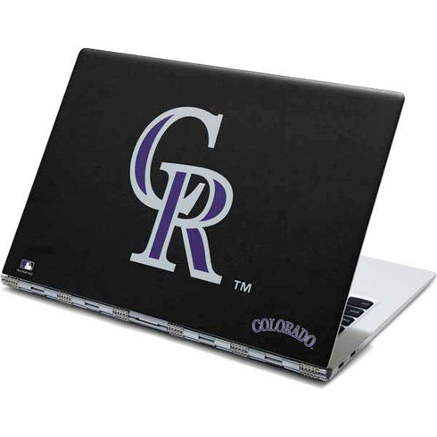 MLB Colorado Rockies - Solid Distressed Yoga 910 2-in-1 14in Touch-Screen Skin