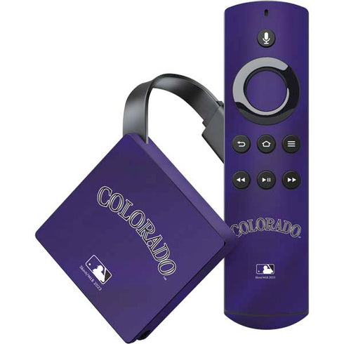 MLB Colorado Rockies Alternate/Away Jersey Amazon Fire TV Skin