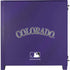 MLB Colorado Rockies Alternate/Away Jersey Corsair 4000D Tempered Glass Mid-Tower ATX Case Skin