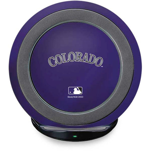 MLB Colorado Rockies Alternate/Away Jersey Fast Charge Wireless Charging Stand Skin