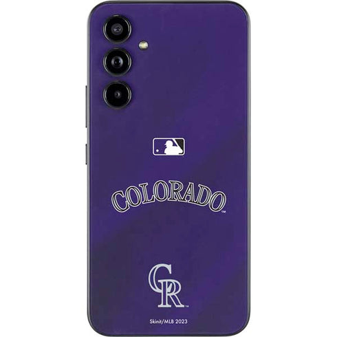 MLB Colorado Rockies Alternate/Away Jersey Galaxy A54 5G Skin