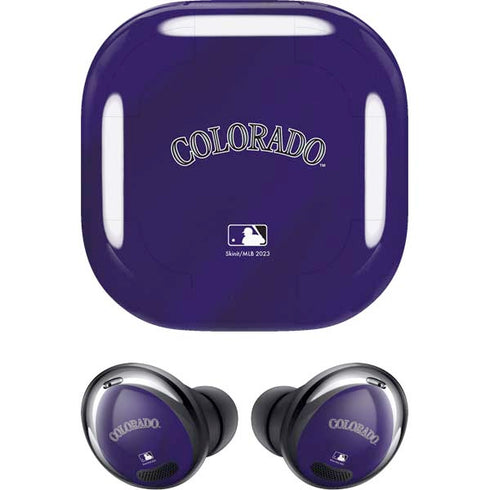 MLB Colorado Rockies Alternate/Away Jersey Galaxy Buds Pro Skin