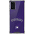 MLB Colorado Rockies Alternate/Away Jersey Galaxy Note20 5G Clear Case
