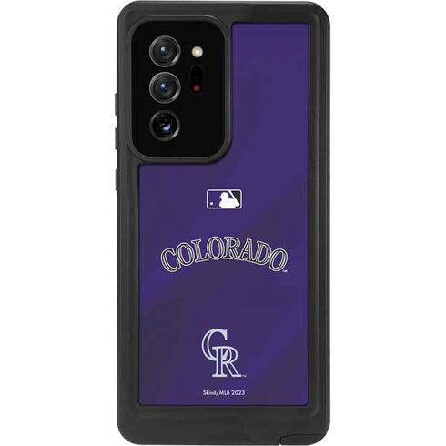 MLB Colorado Rockies Alternate/Away Jersey Galaxy Note20 Ultra 5G Waterproof Case