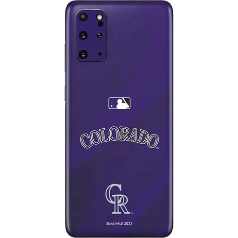 MLB Colorado Rockies Alternate/Away Jersey Galaxy S20 Plus Skin