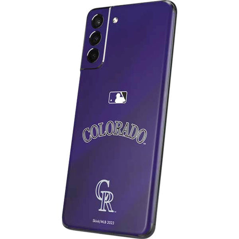 MLB Colorado Rockies Alternate/Away Jersey Galaxy S21 Plus 5G Skin