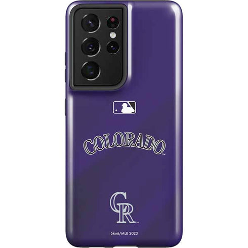 MLB Colorado Rockies Alternate/Away Jersey Galaxy S21 Ultra 5G Pro Case